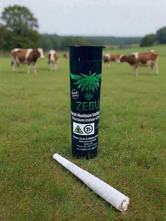 Zebu - Strawberry Cough Kief Infused 1g Preroll