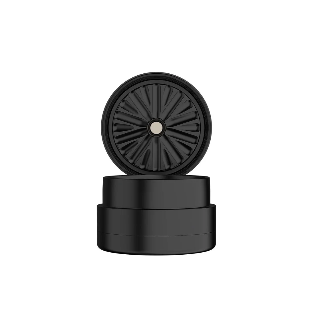 Flower Mill - Next Gen Standard 2.5" 3-piece Grinder - Black