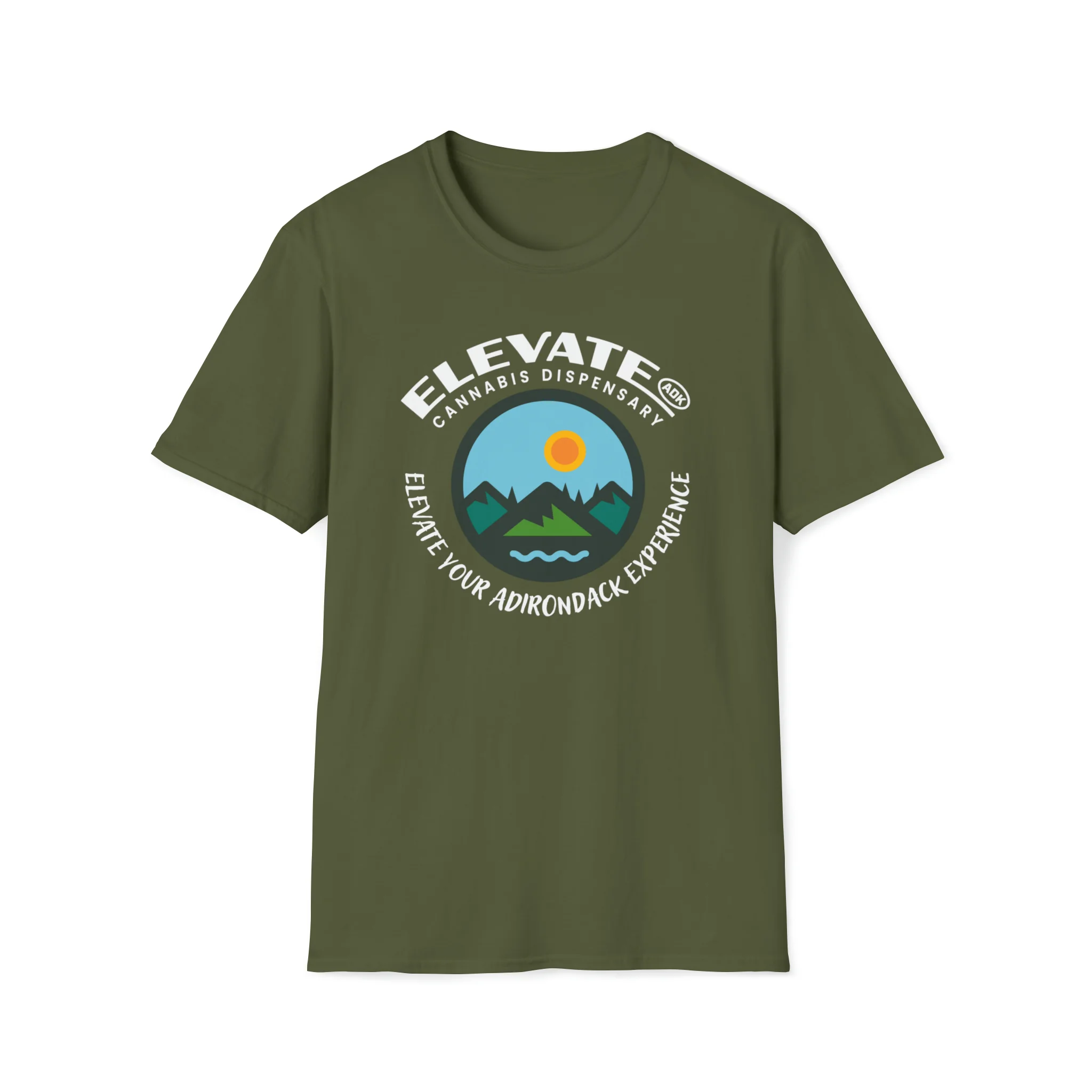Elevate Adk Green T-shirt