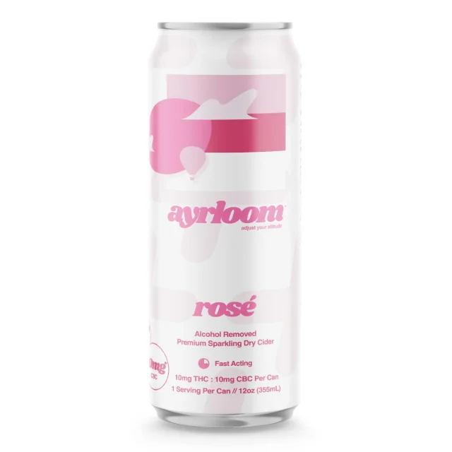 Ayrloom - "Up" Rosé 1:1 (Thc:cbc) - 10mg 12oz Can