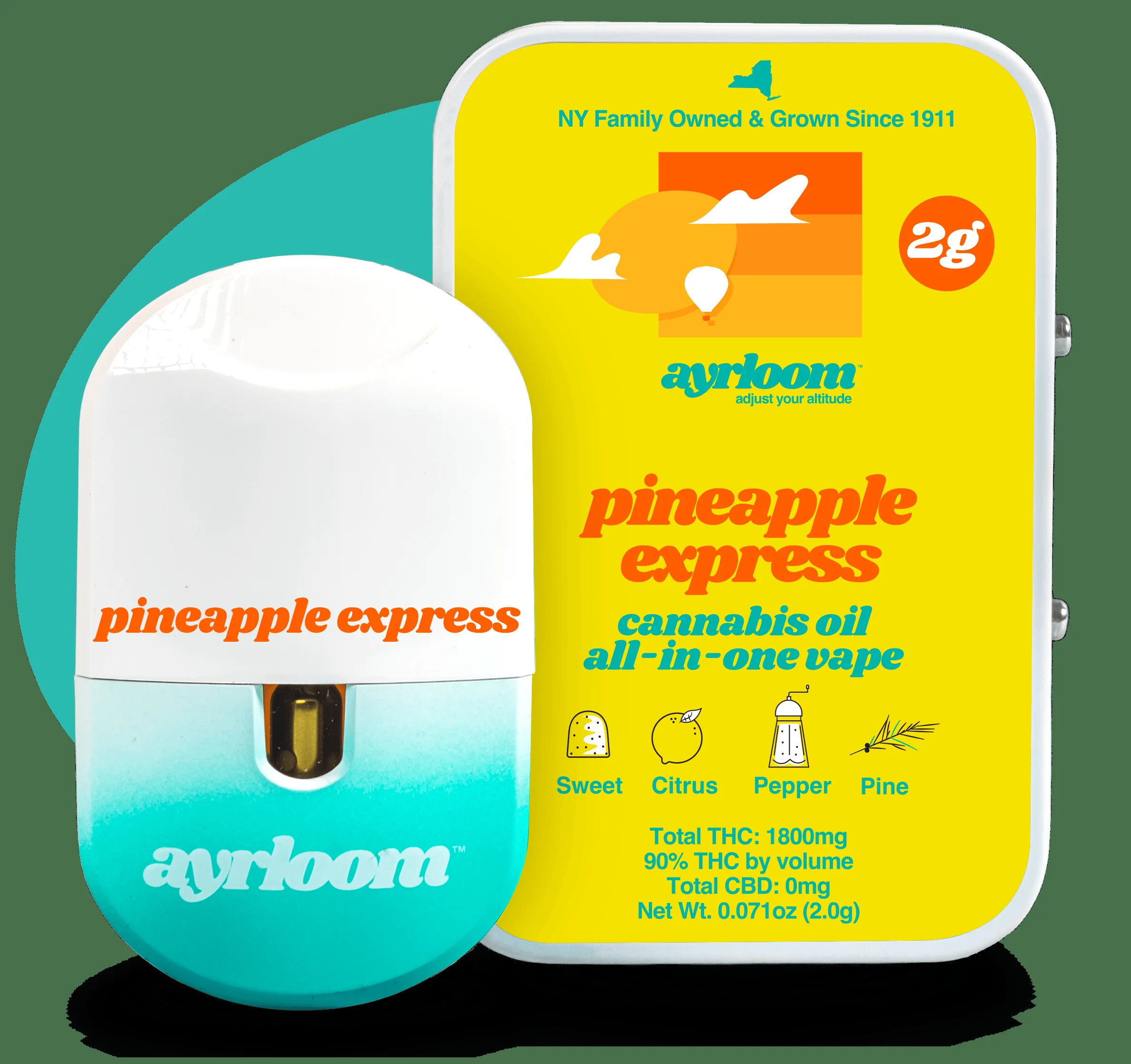 Ayrloom - Pineapple Express - 2g Aio