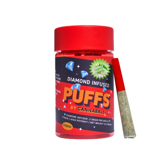 Cannabals - Apple Burst Diamond Infused Prerolls - 0.5g 7pk (3.5g)