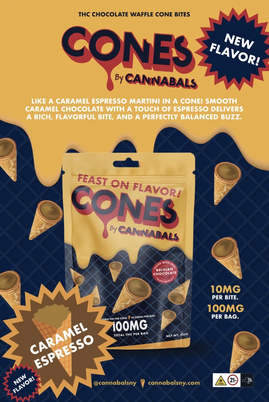 Cannabals - Caramel Espresso Cones - 10mg 10pk (100mg)