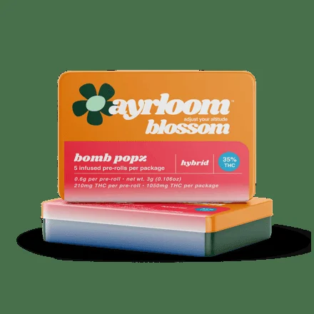 Ayrloom - Bomb Popz Infused Preroll - .6g 5pk (3g)