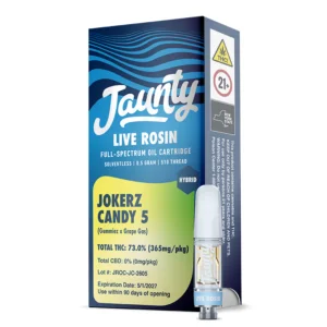 Jaunty - Jokerz Candy 5 Live Rosin Cart - .5g