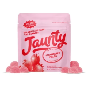 Jaunty - Strawberry Fields Hash Infused Gummies - 10thc 10ct
