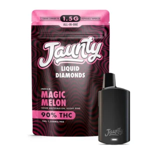 Jaunty - Magic Melon Liquid Diamonds Vape - 1.5g Aio
