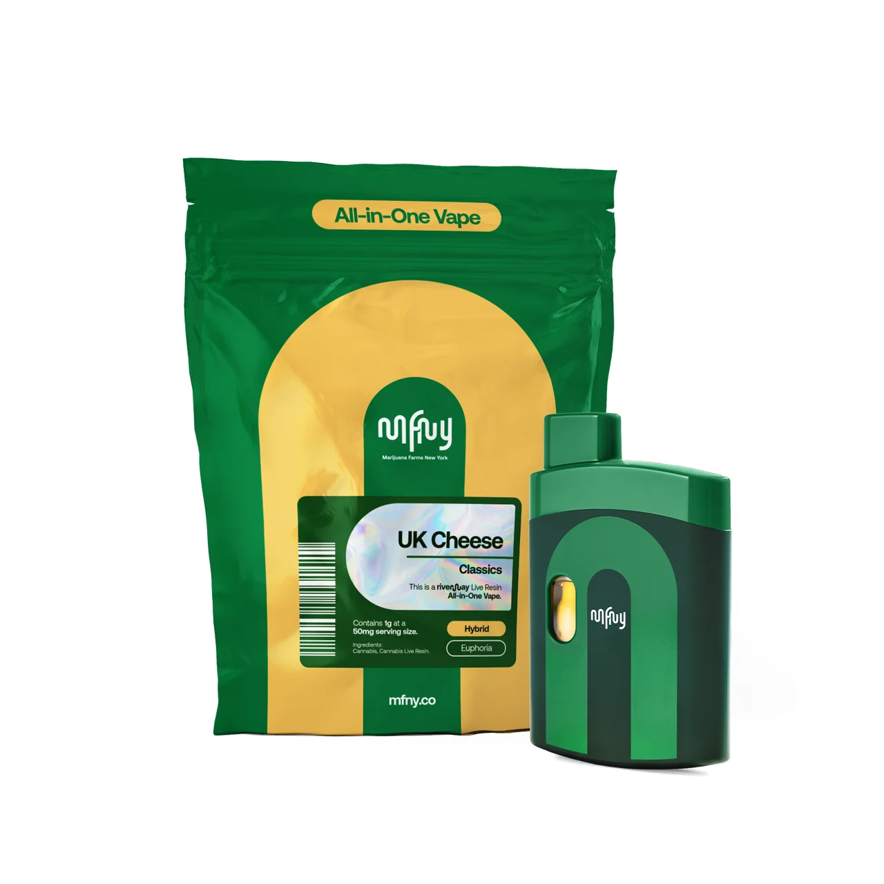 Mfny - Uk Cheese Live Resin Aio - 1g