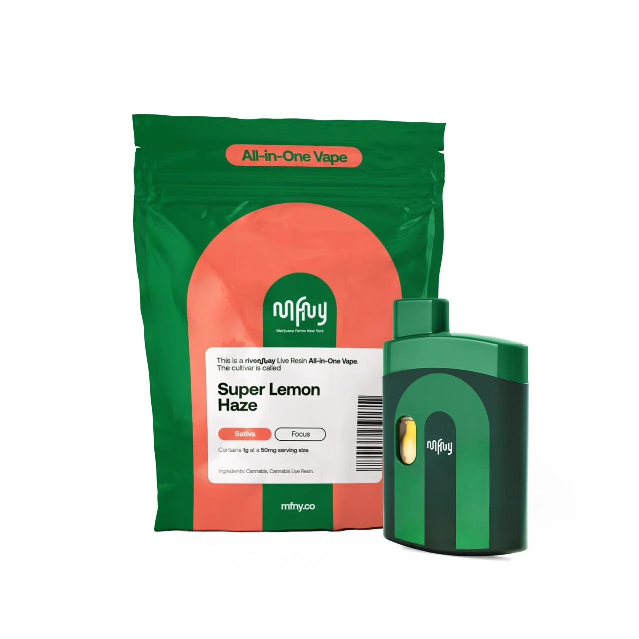 Mfny - Super Lemon Haze Live Resin Aio - 1g