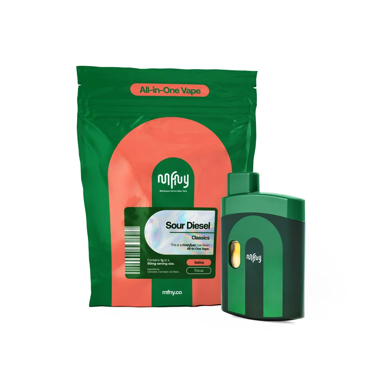 Mfny - Sour Diesel Live Resin Aio - 1g