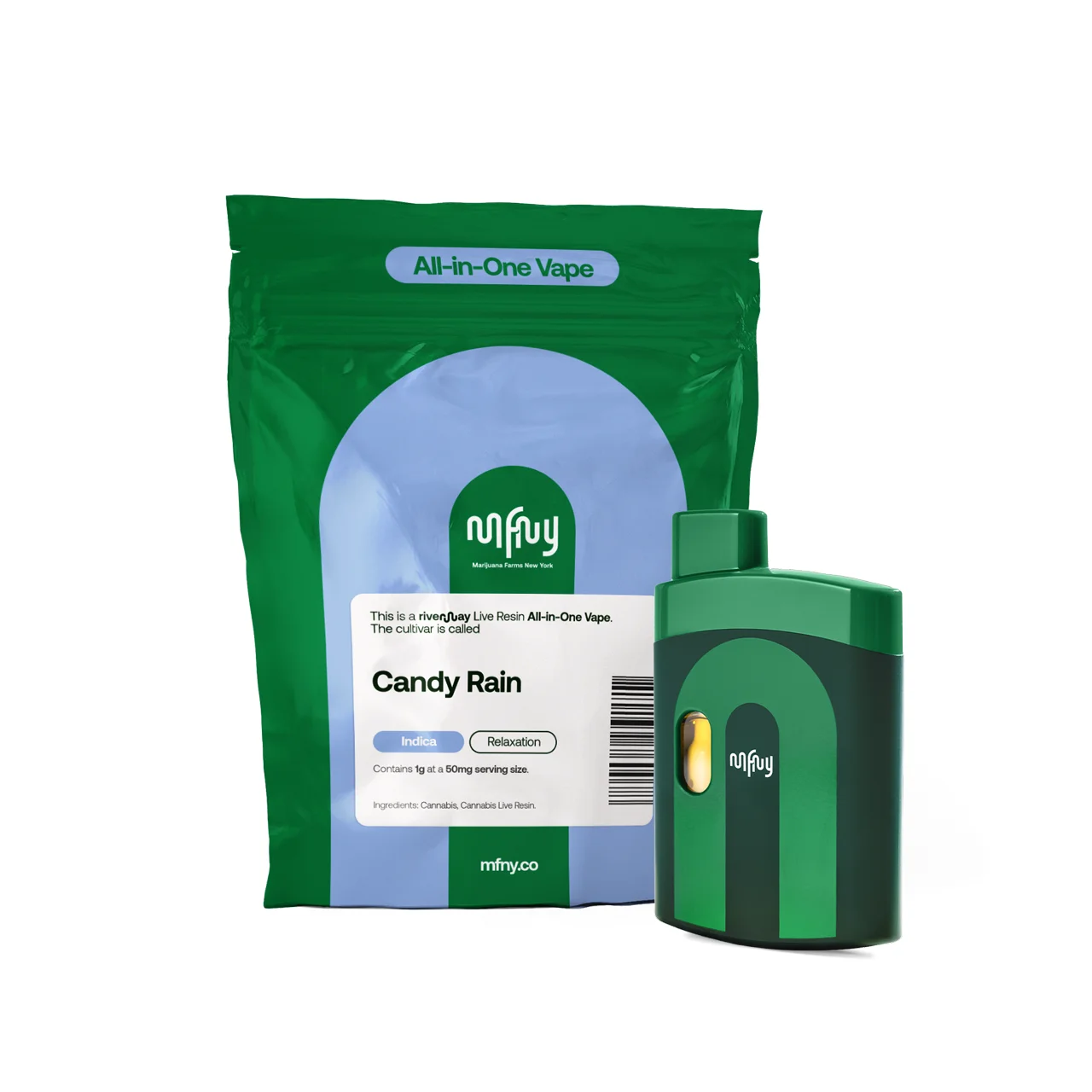 Mfny - Candy Rain Live Resin Aio - 1g