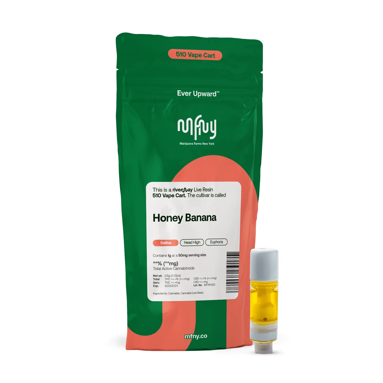 Mfny - Honey Banana Live Resin Vape Cart - 1g