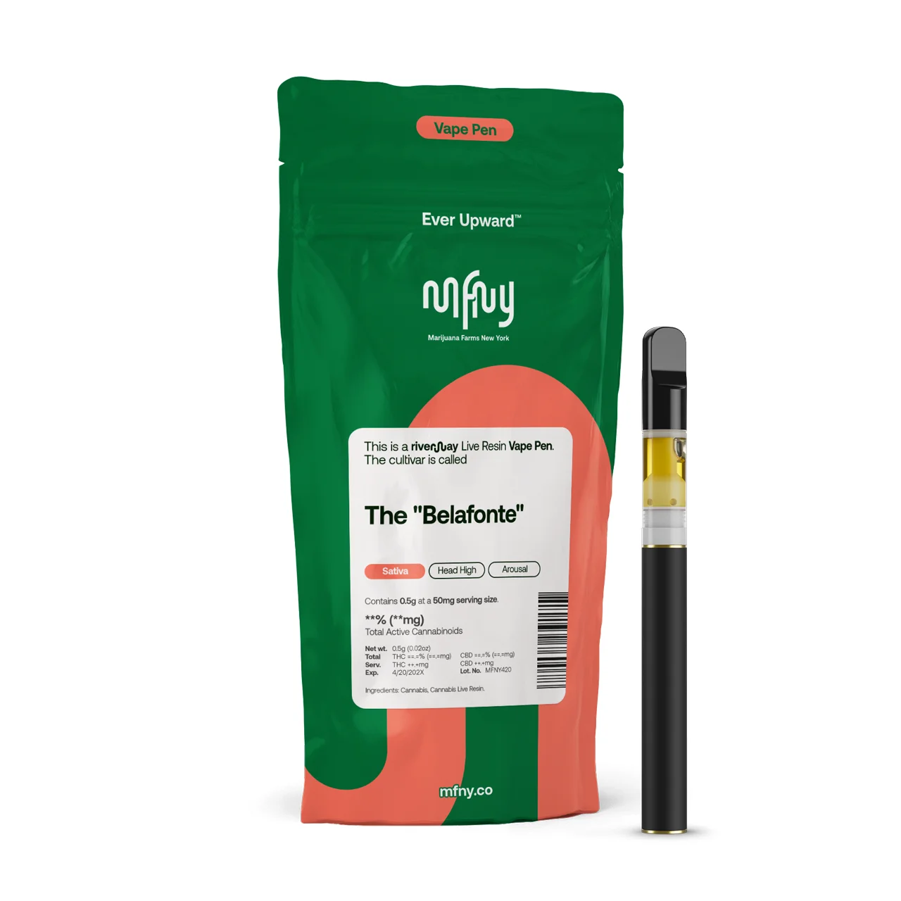 Mfny - The Belafonte Live Resin .5g Vape Pen