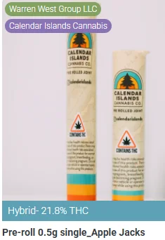 Ci Apple Jacks Pre-roll 1g Twin Pack