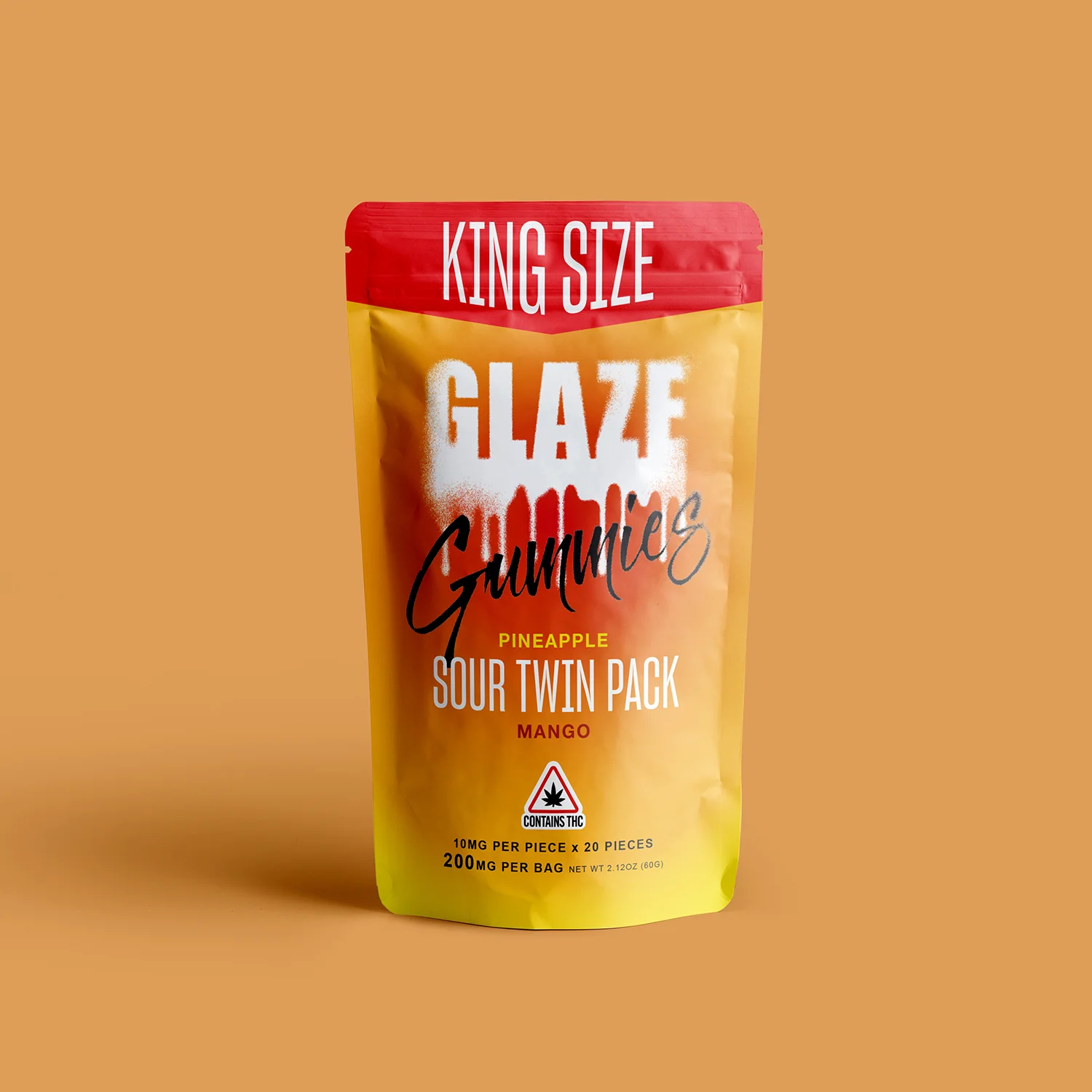Glz Gummy  Pineapple Mango - 200mg