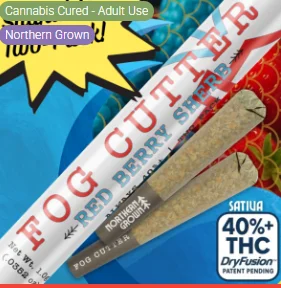 Fog Cutter -  Red Berry Sherb 2 Pack Of 0.5g Infused Pre Roll(s)
