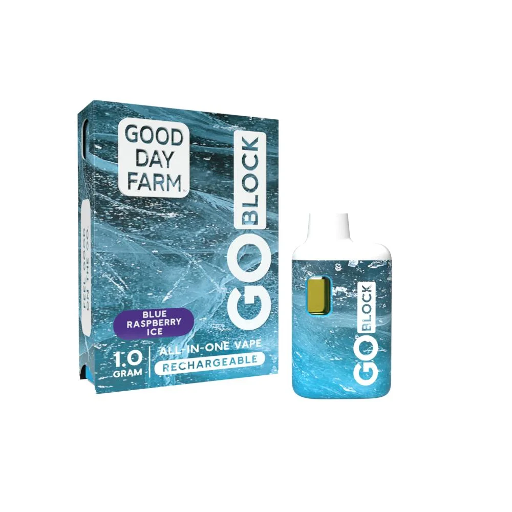 GOOD DAY FARM 1g Blue Raspberry Ice All-in-one Go Block