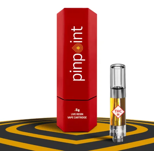 PINPOINT EXTRACTS 0.5g Tigerz Eye Live Resin Cart | Premium