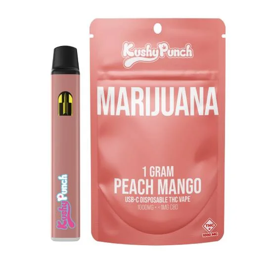 1g Peach Mango Disposable Vape