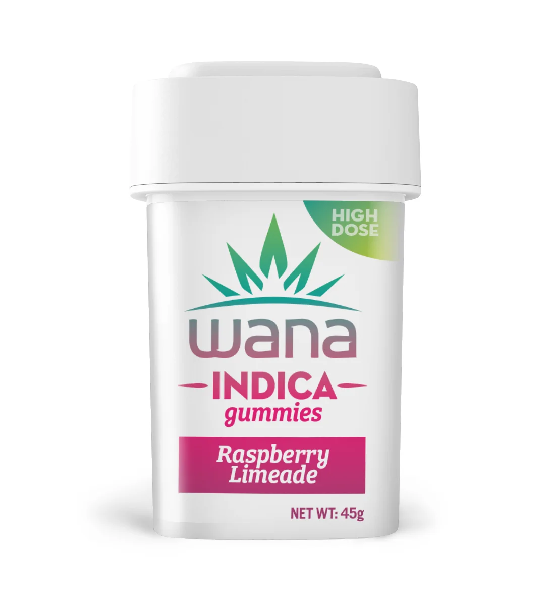 WANA Wana 300mg Sour Raspberry Limeade Indica Gummies | Premium