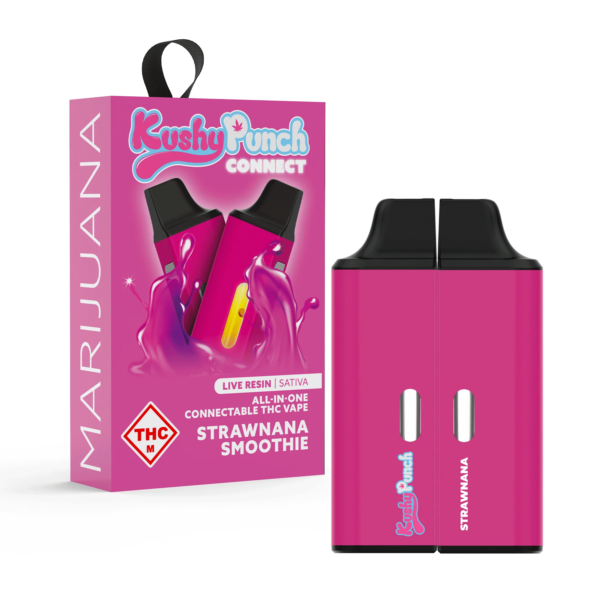 1g Strawnana Smoothie Live Resin Connect Disposable