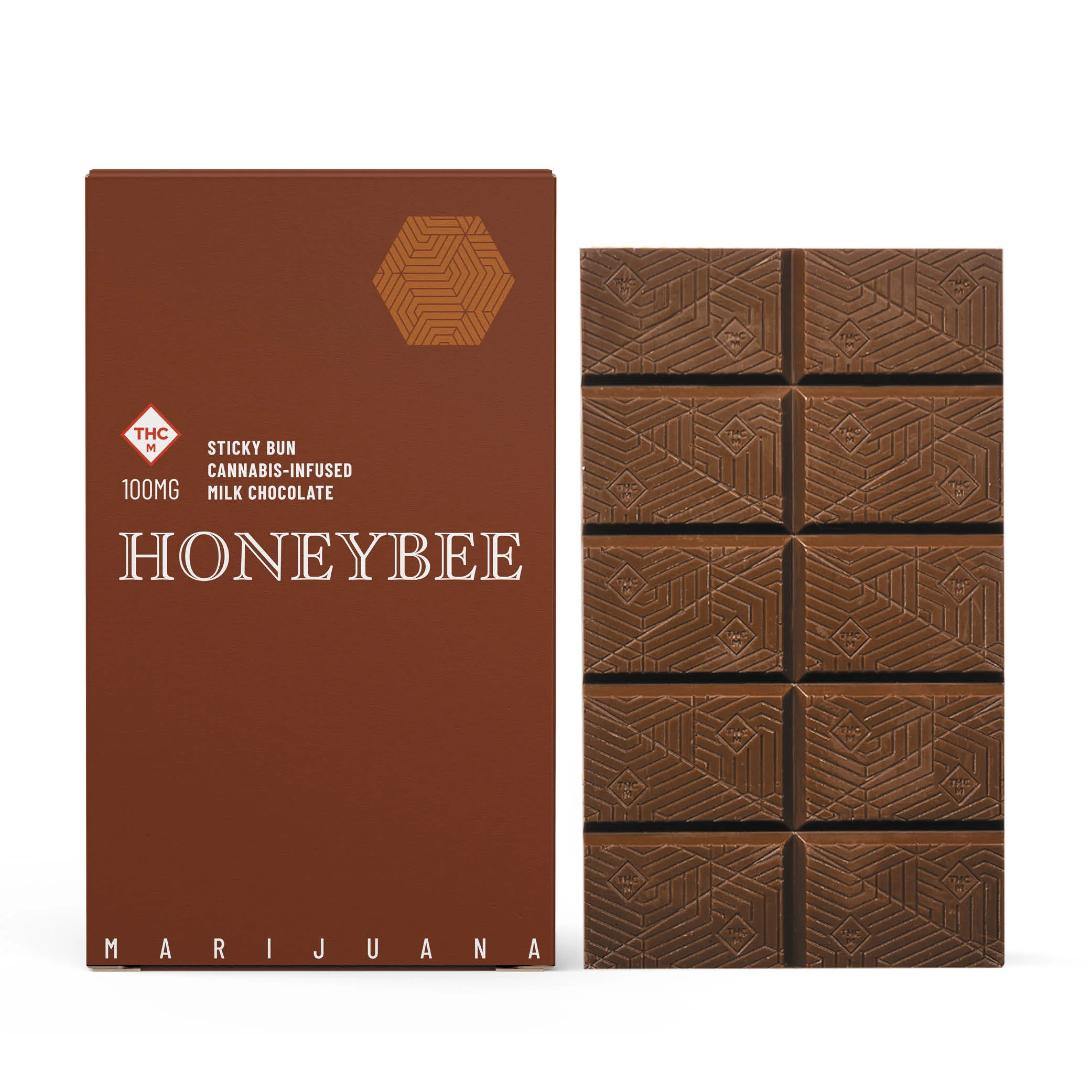 HONEYBEE 100mg Sticky Bun Milk Chocolate | Premium Cannabis at