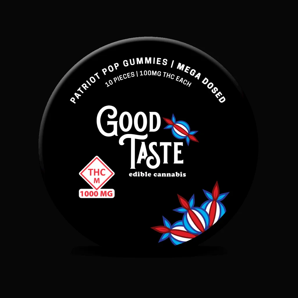 GOOD TASTE 1000mg Patriot Pop Gummies | Premium Cannabis at North