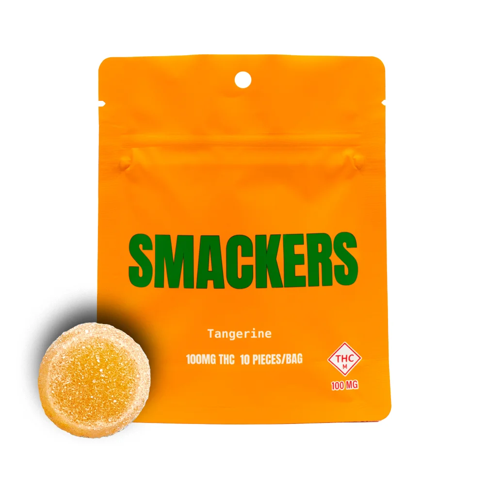 SMACKERS 100mg Tangerine Gummies | Premium Cannabis at North