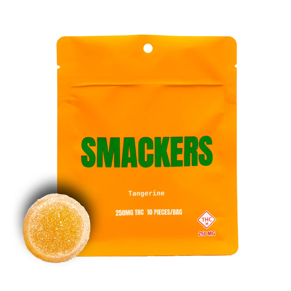 SMACKERS 250mg Tangerine Gummies | Premium Cannabis at North