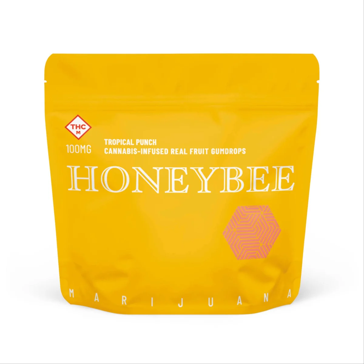 HONEYBEE 100mg Tropical Punch Gumdrops | Premium Cannabis at