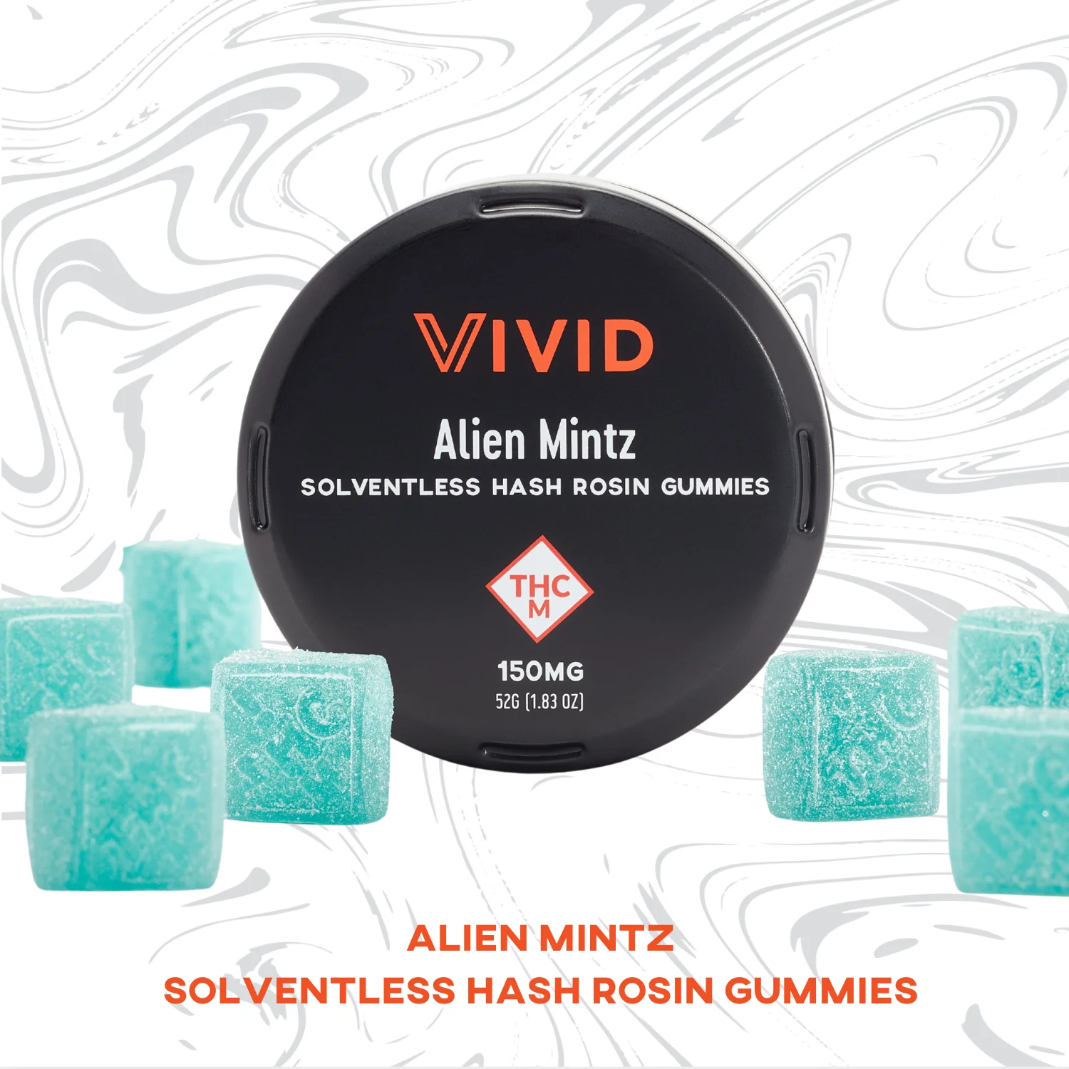 VIVID 150mg Alien Mintz Rosin Gummies | Premium Cannabis at St. Peters