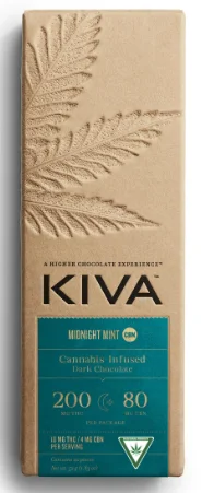 Midnight Mint Dark Chocolate 200mg