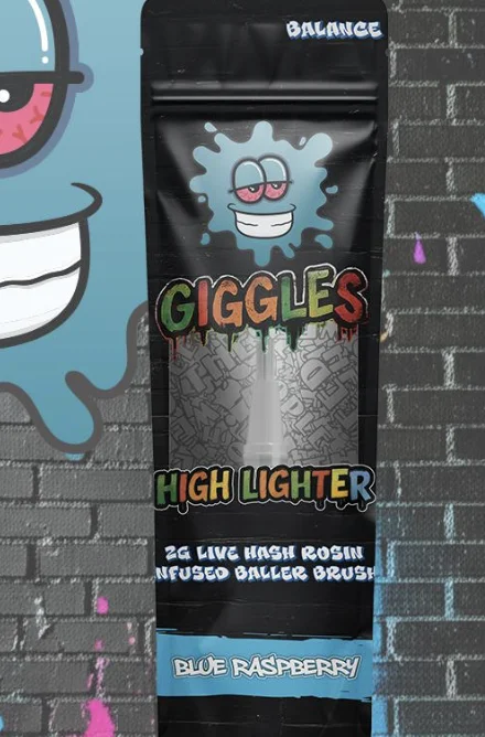 Blue Razz 2g Hash Rosin Brush 