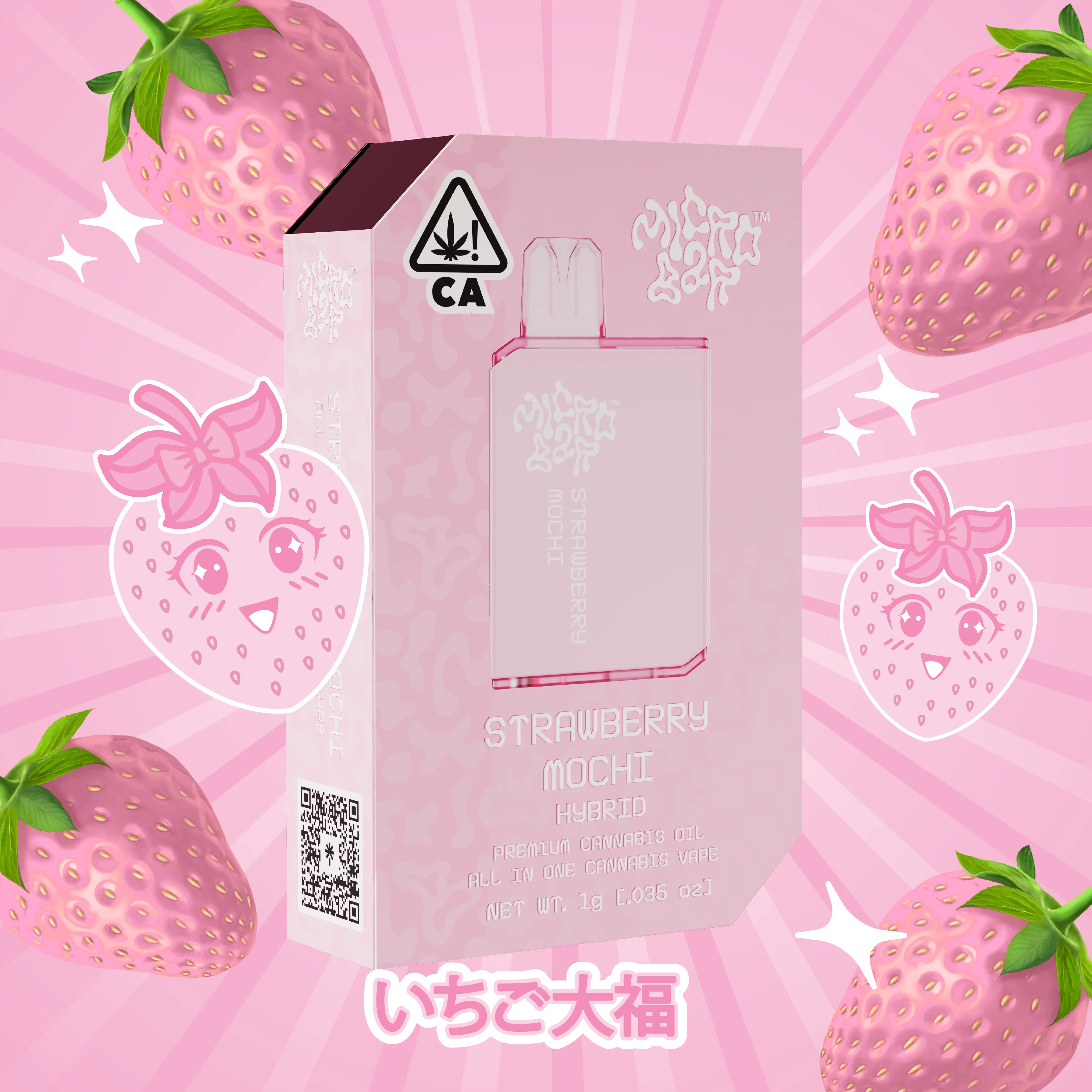 Strawberry Mochi - Aio (H) (1g)