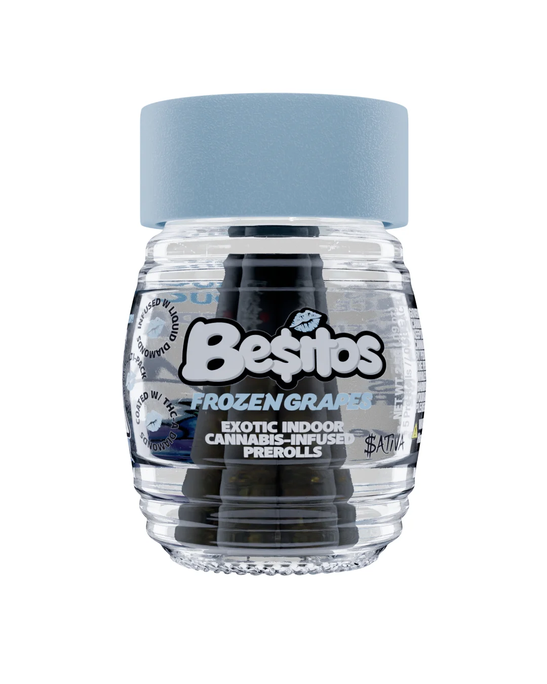 Frozen Grapes - Infused Prerolls (5pk) (S)