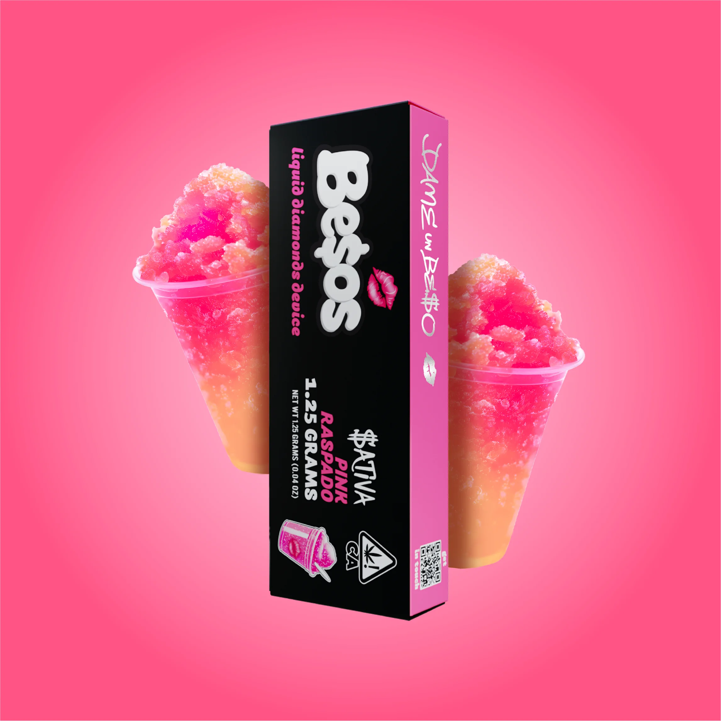 Pink Raspado - Liquid Diamonds Aio (1.25g) (S)