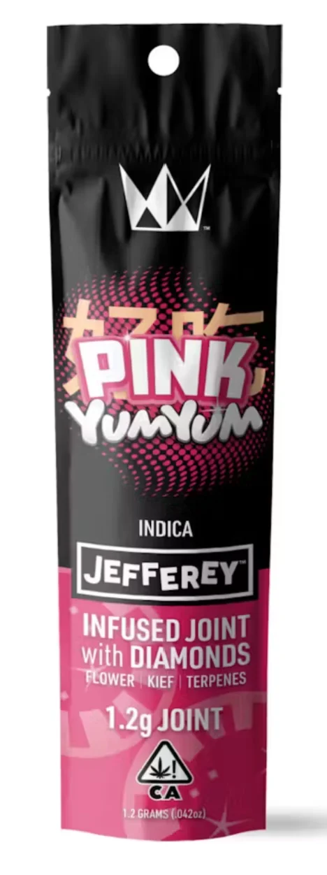 Pink Yum Yum 1.2g Jefferey Infused Pre-roll Pink Yum Yum 1.2g Jefferey Infused Pre-roll