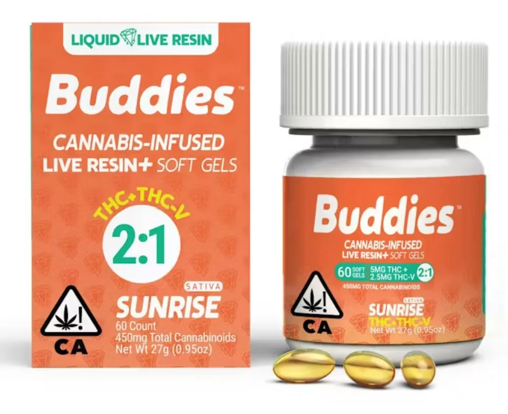 Sunrise Thc/thcv 5mg:2.5mg Capsule 60pc Sunrise Thc/thcv 5mg:2.5mg Capsule 60pc
