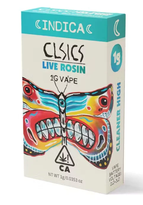 Clsics Ghost Vapor Live Rosin Cartridge 1g Clsics Ghost Vapor Live Rosin Cartridge 1g