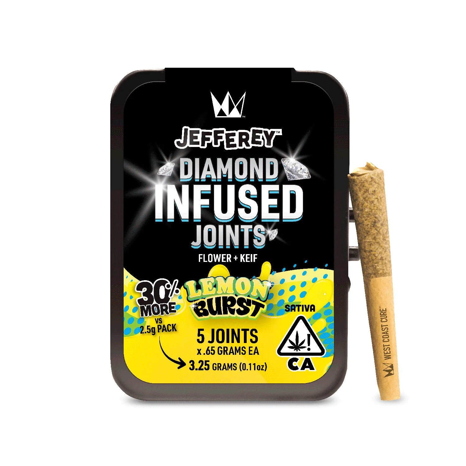 Lemon Burst Jefferey Infused 5pk Prerolls