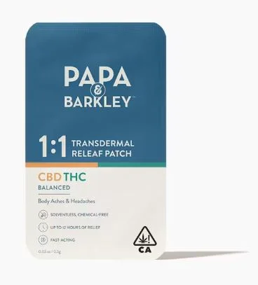 1:1 Patch Cbd/thc: Releaf