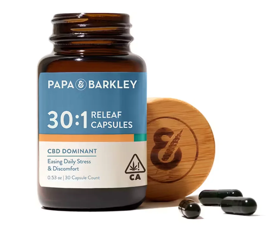 30:1 Cbd/thc Capsules: Releaf (30ct)