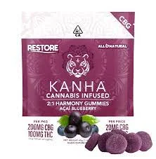 Acai Blueberry Gummies 10pk Cbg