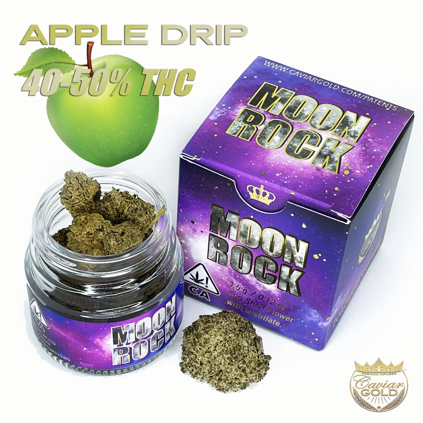 Apple Drip Moon Rock 3.5g