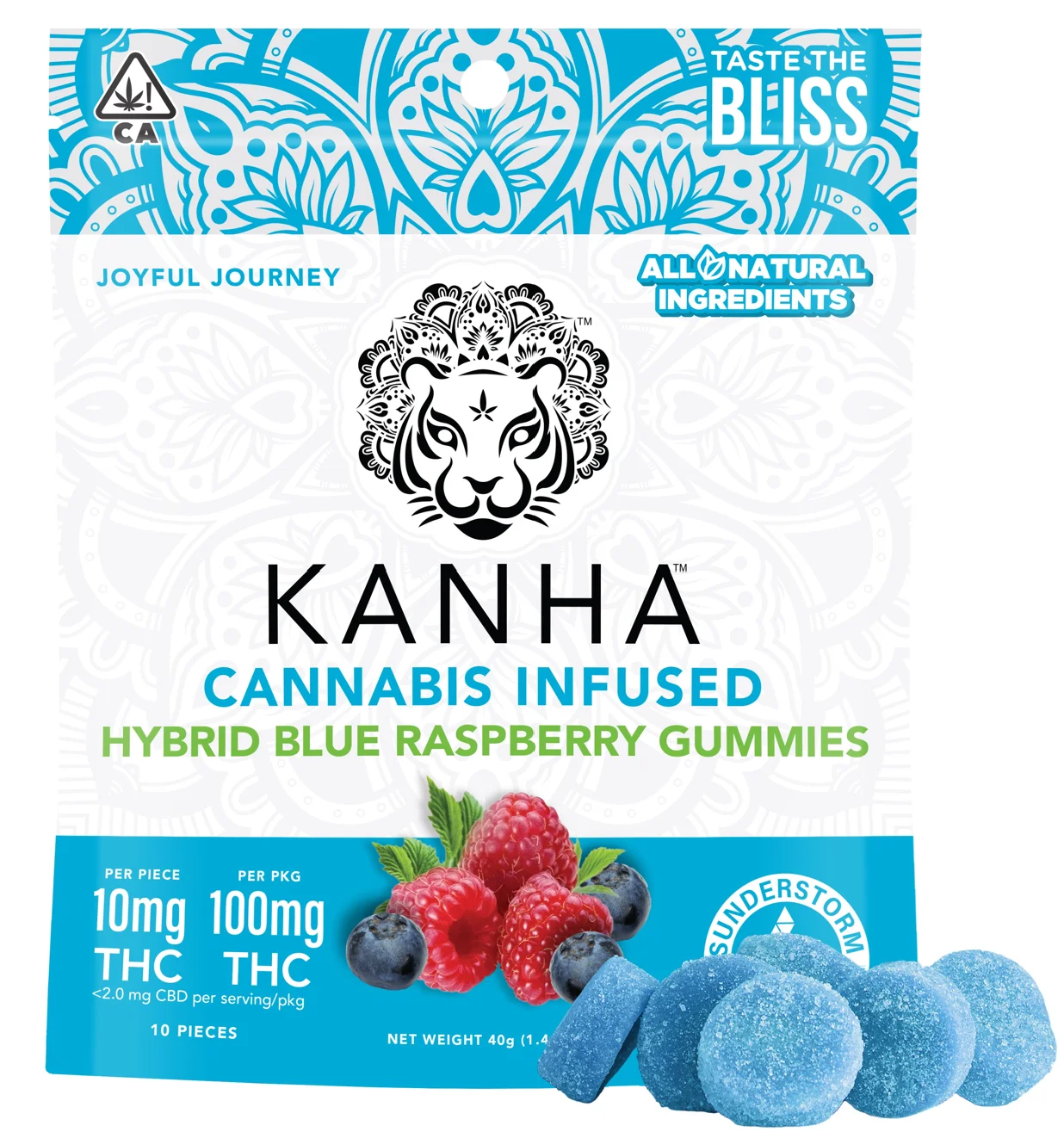 Blue Raspberry Gummy 100 Mg