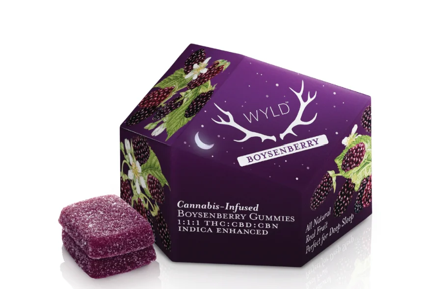 Boysenberry 10 Thc:10 Cbd: 10 Cbn Indica Enhanced Gummies Boysenberry 10 Thc:10 Cbd: 10 Cbn Indica Enhanced Gummies