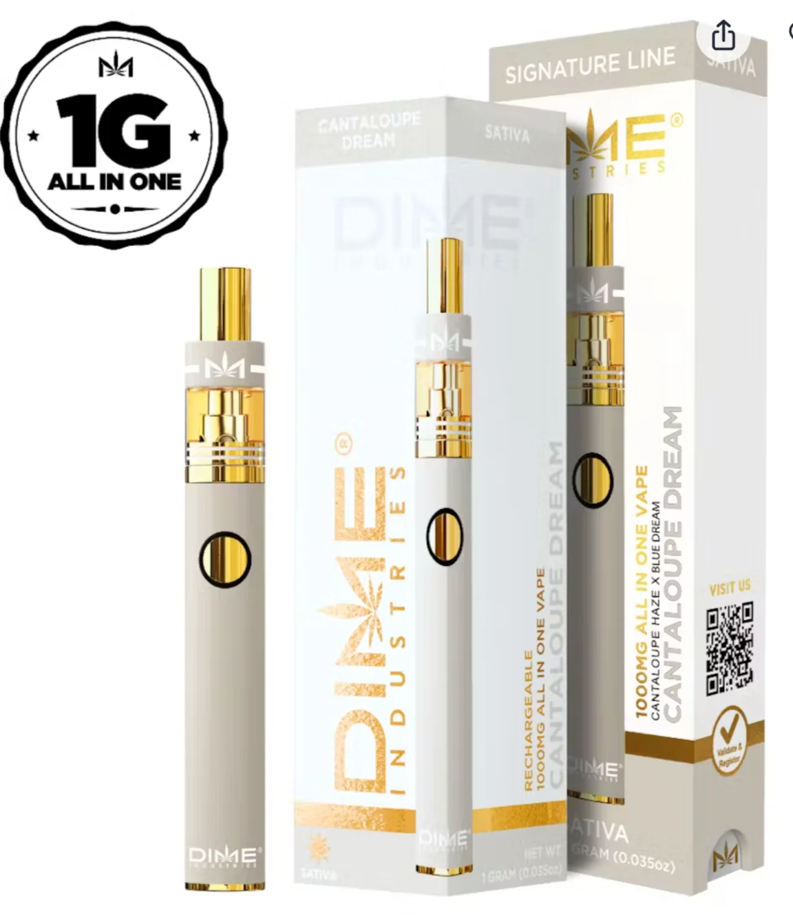 Cantaloupe Dream Disposable - 1000mg