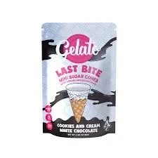 Cookies And Cream White Chocolate Cone 100mg 10pk Cookies And Cream White Chocolate Cone 100mg 10pk