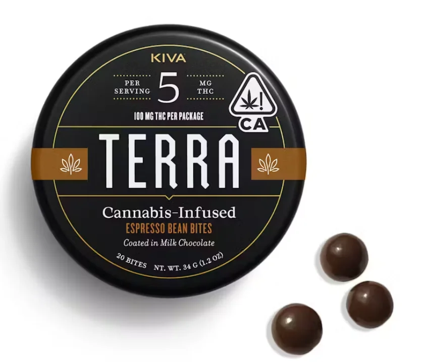 Dark Chocolate Espresso Beans 20pk Bites Edibles