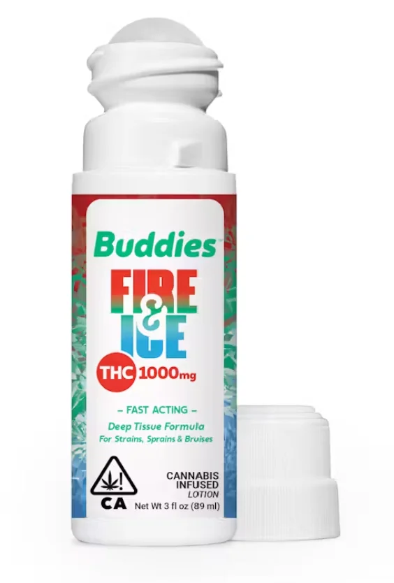 Fire & Ice Thc Rich Topical Roll On 3 Fl Oz